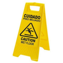 TRIPPING HAZARD Yellow Sign Wet Floor Plastic Sheet Signs Of Caution